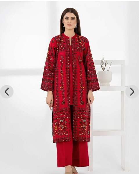 2 Piece Lawn Suit-Embroidered
