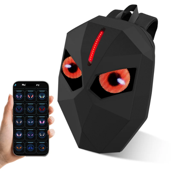 Sac à dos LED animé interactif