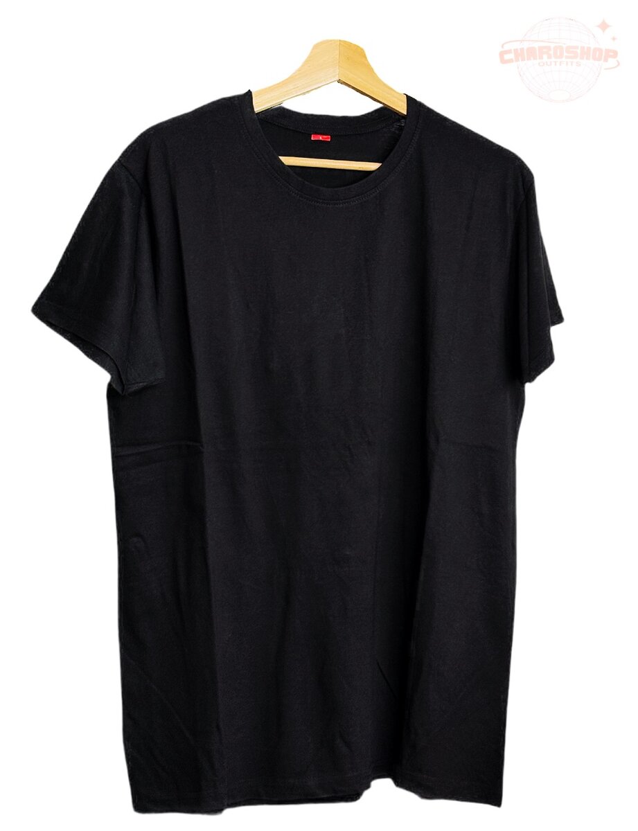 T-shirt noir unisexe