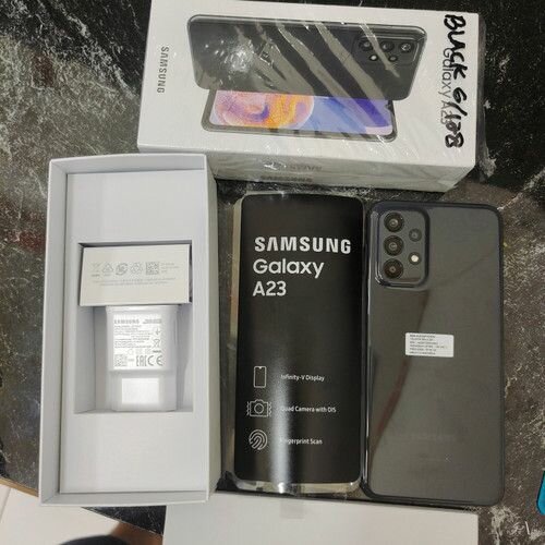 Galaxy A23 5G 128gb/6gb ram brand new 2 sim battery capacity