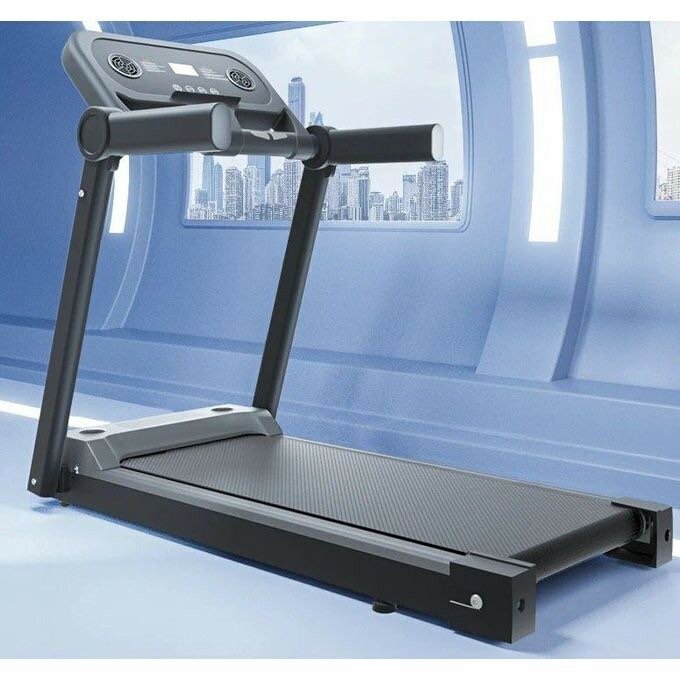 Tapis de Course Électrique Pliable 2 en 1 Avec Écran LCD