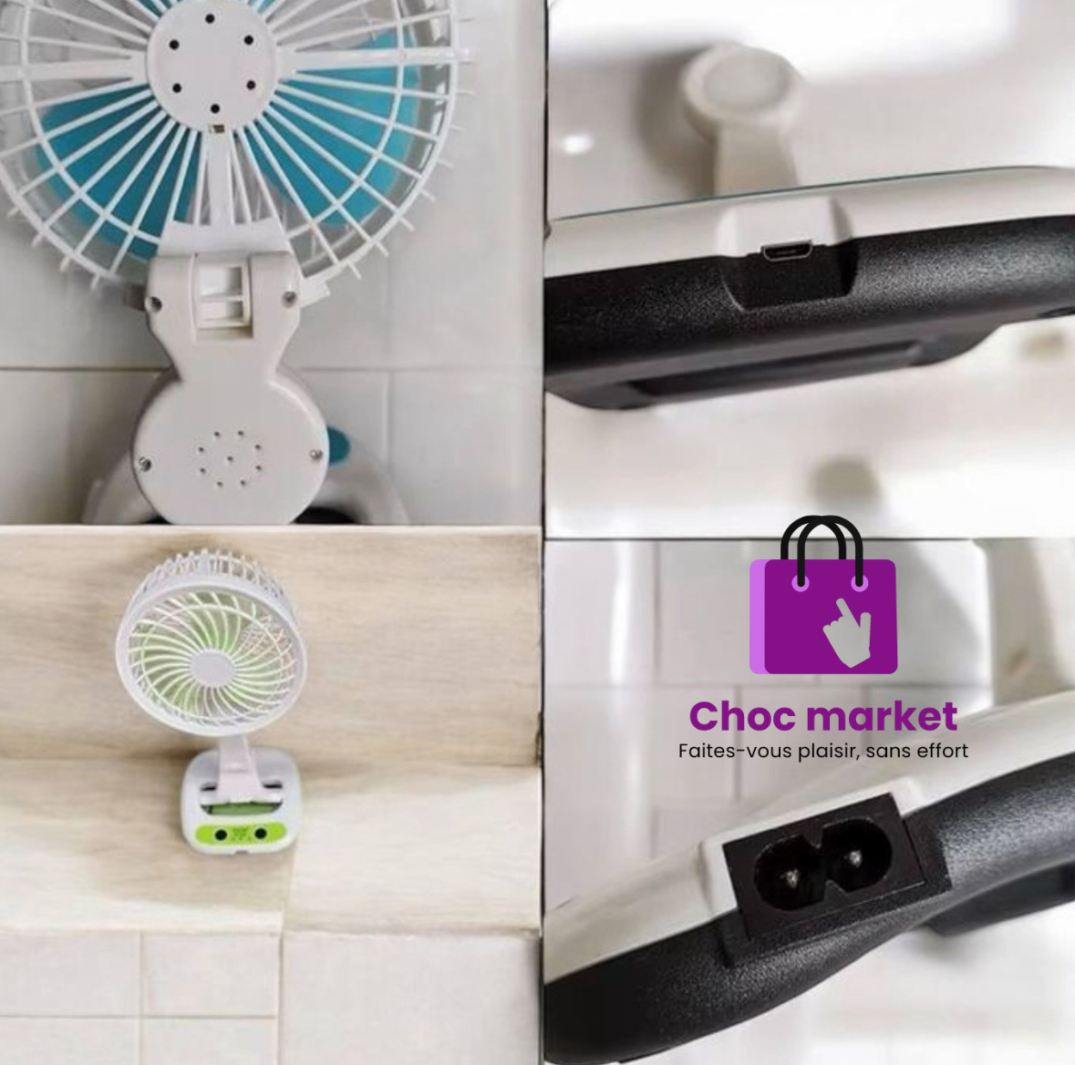 Mini Ventilateur Télescopique