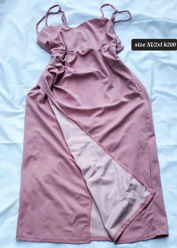 Stylish women's dress pink