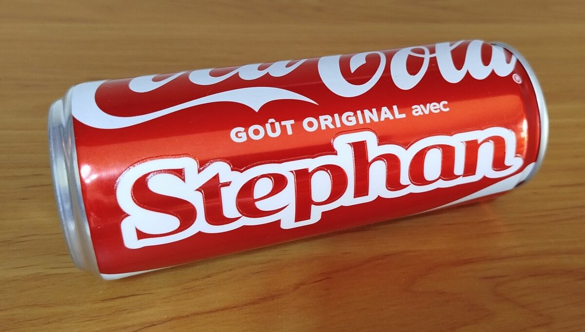 Canettes Coca-Cola Personnalisées