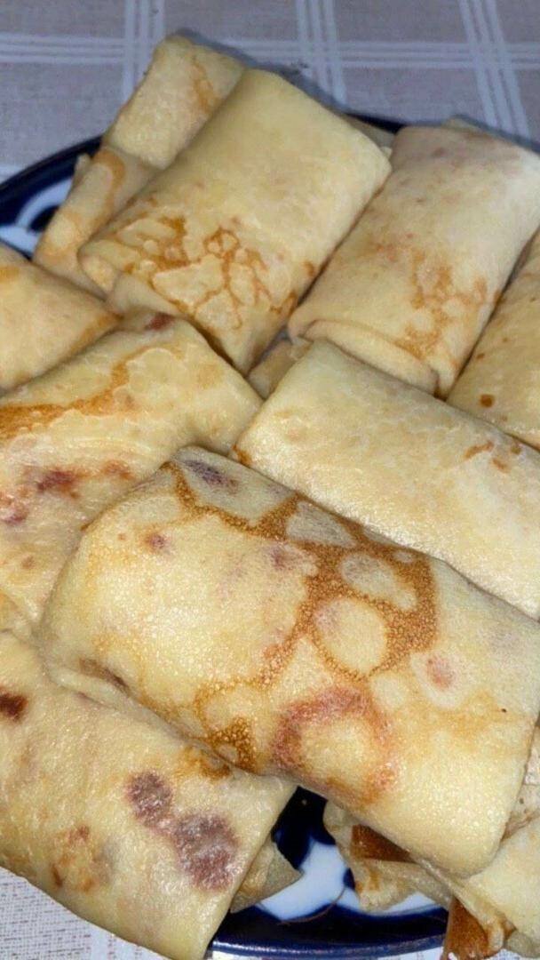 Crêpes délicieuses fourrées