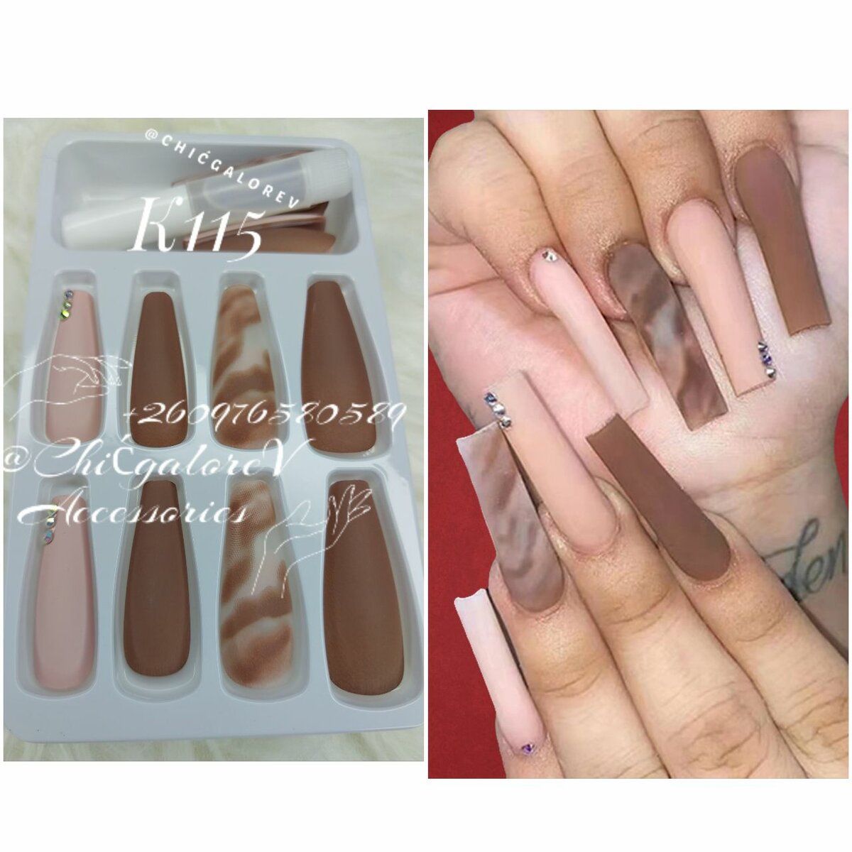 PRESS/STICK ON NAILS