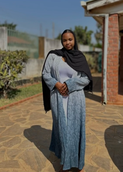 Abaya light blue
