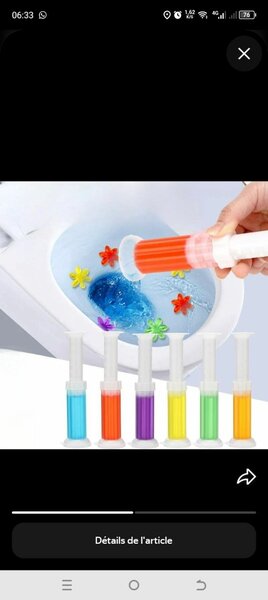 désodorisant adhésif toilette