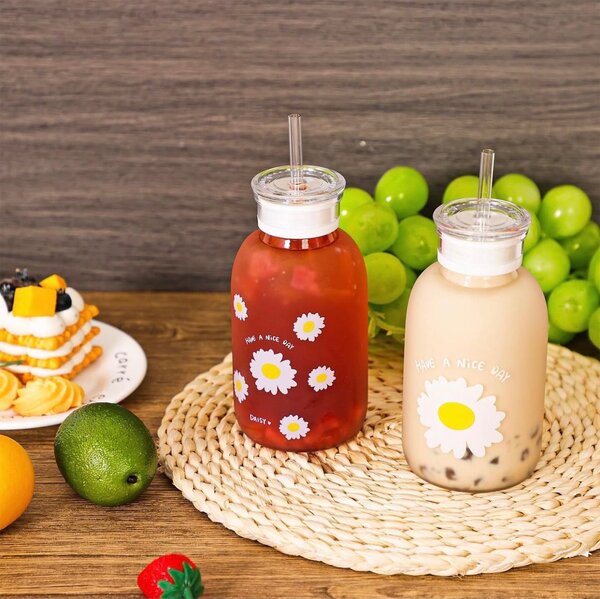 500ML FLORA GLASS CUP