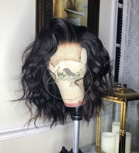 Perruque Bob Ondulée Naturelle