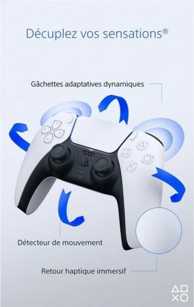 Manette sans fil PS5 DualSense