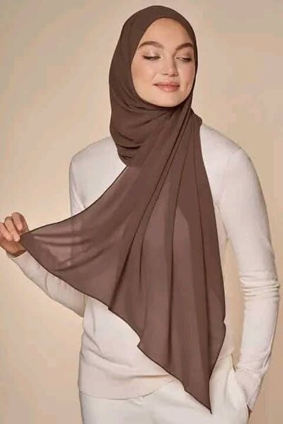 Hijab en Mousseline Élégant