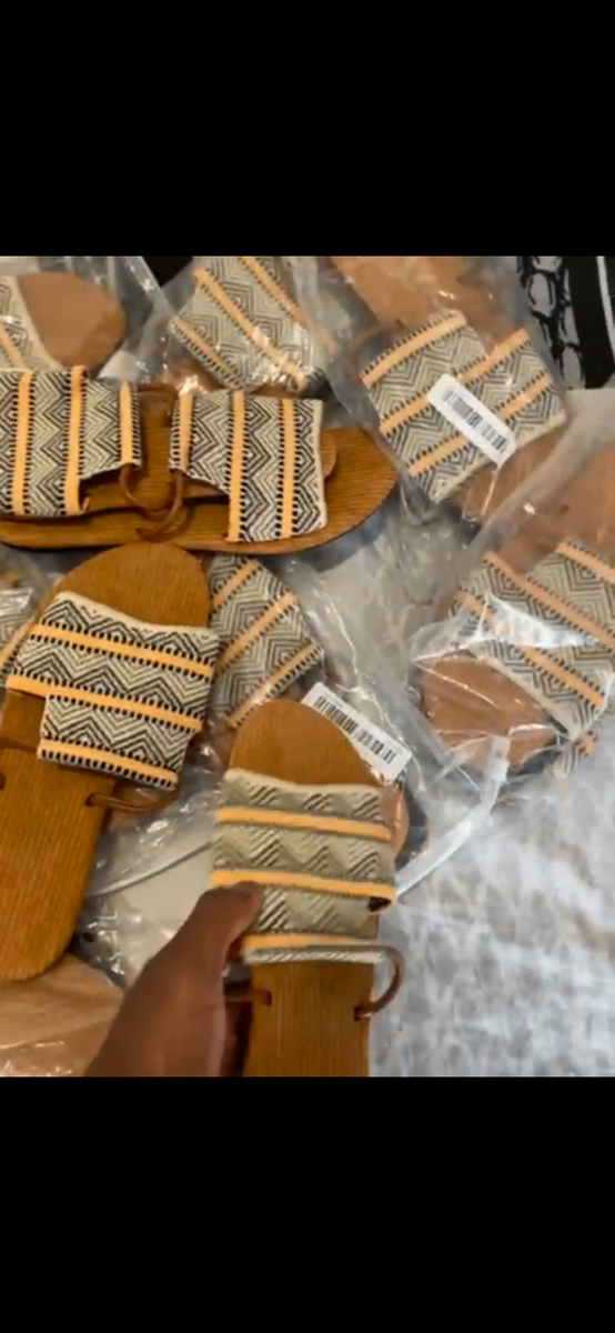 Sandales Bohèmes Tissées Femme