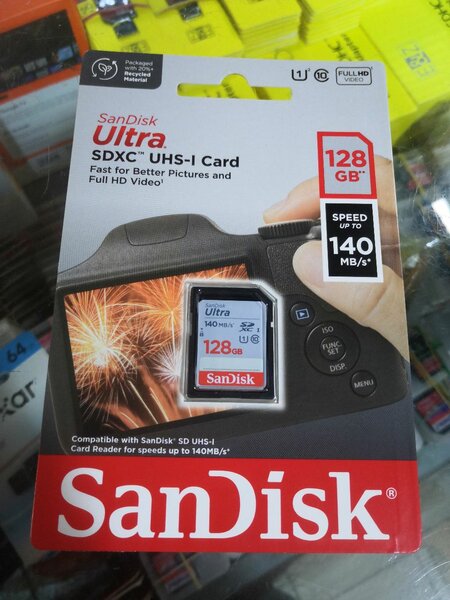 Carte SD SanDisk 128 Go