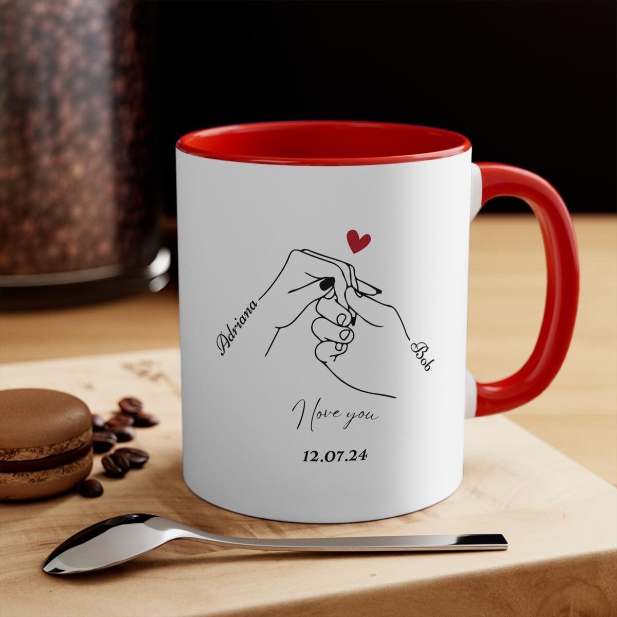 Mugs personnalisées amour