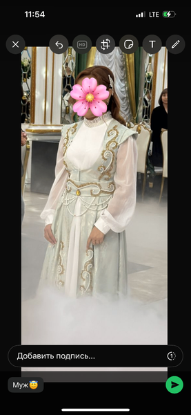 Накидка и платья на кыз узатуу