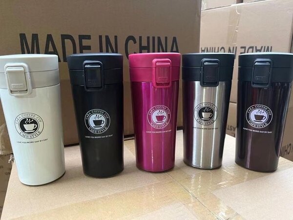 Mug isotherme en acier inoxydable