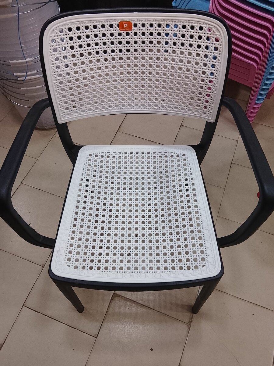 Chaise de Jardin en Plastique Tressé