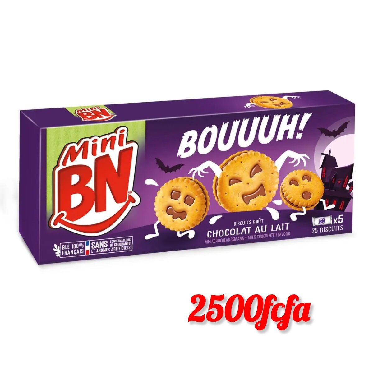 Biscuits a différentes saveurs