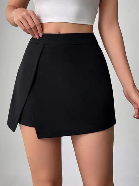 Jupe-short noire élégante