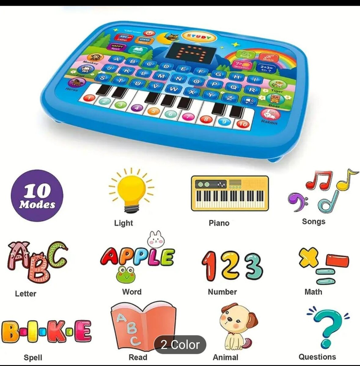 Tablette éducative enfants 10 modes