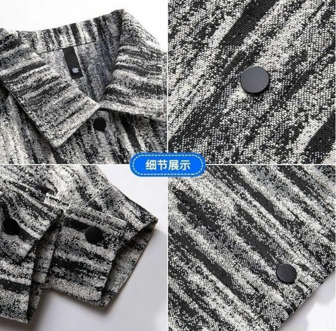 Veste Chemise Homme Style Décontracté