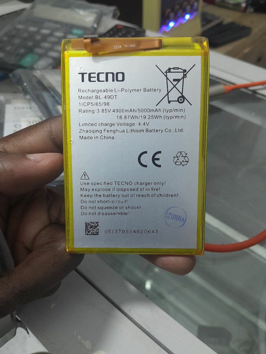 Batterie rechargeable TECNO BL-49DT
