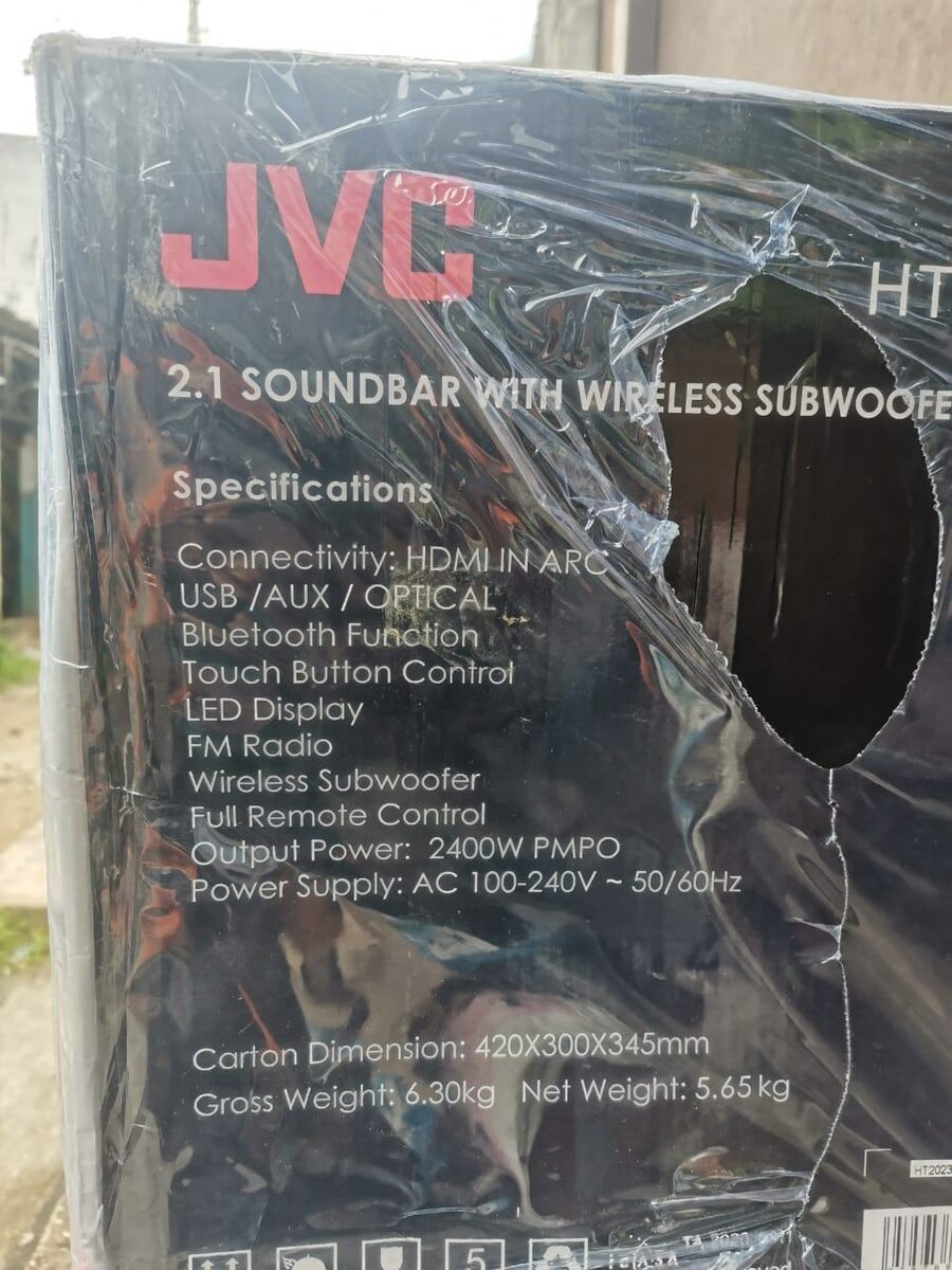 ️️ GRANDE PROMO ️️ Barre de Son JVC 2400W