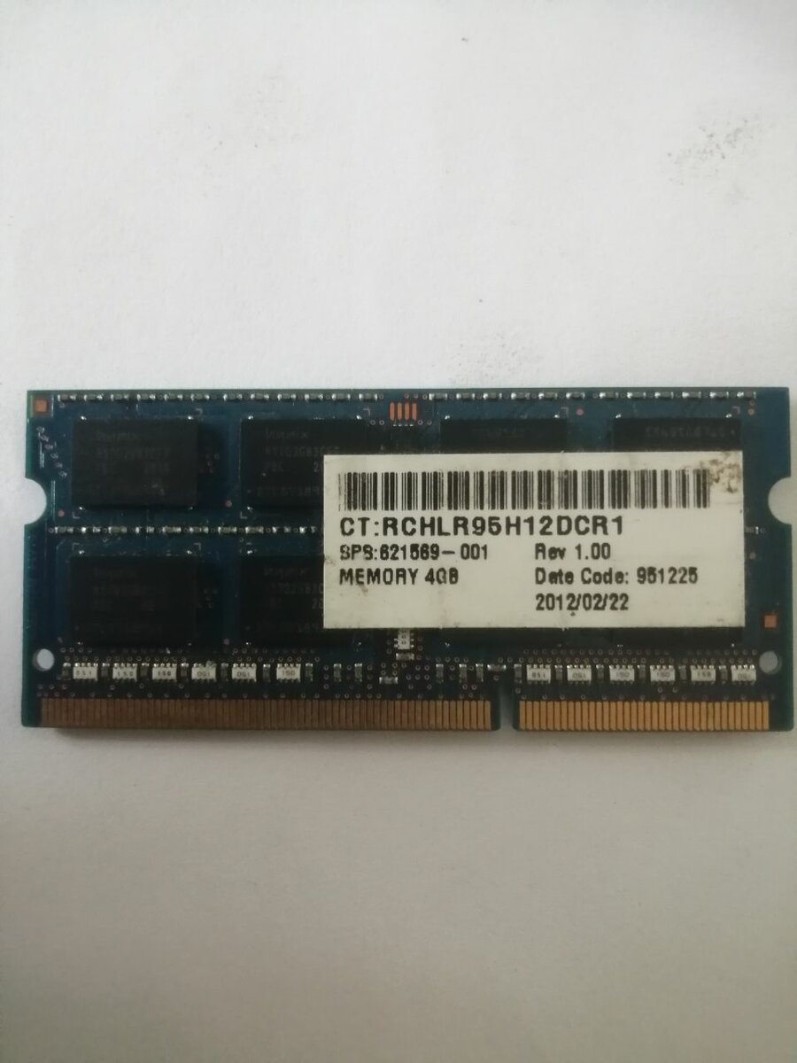 BARRETTE RAM PC3 4GB