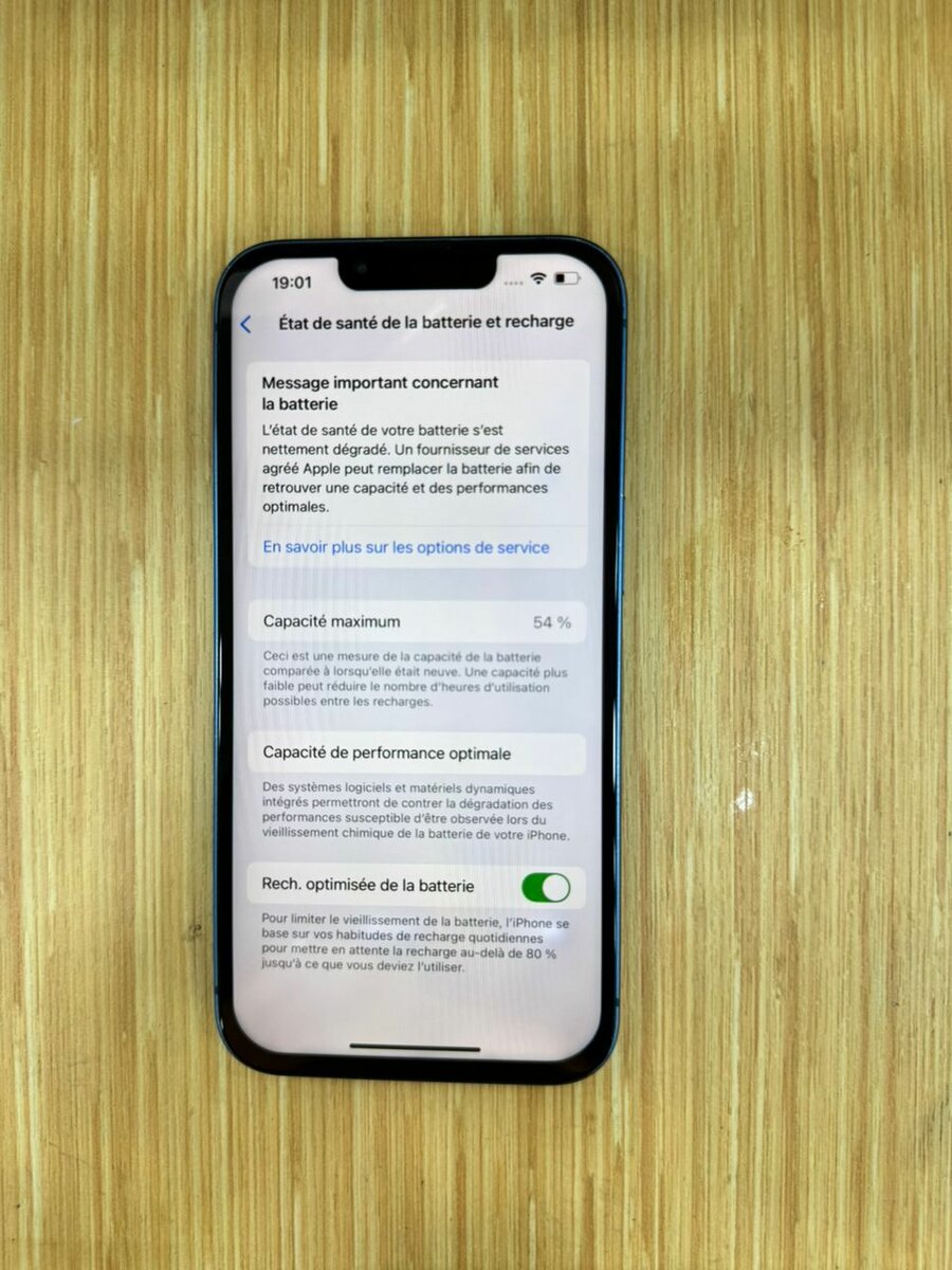 iphone 13 128Gb message écran