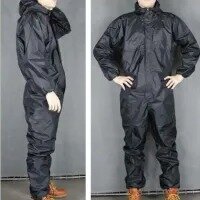 Waterproof Conjoined Full Body Rain Coat Rubber Coated 1Pcs Full Clothe Dustproof And Waterproof rain wear For Outdoor Activities Motorcycle