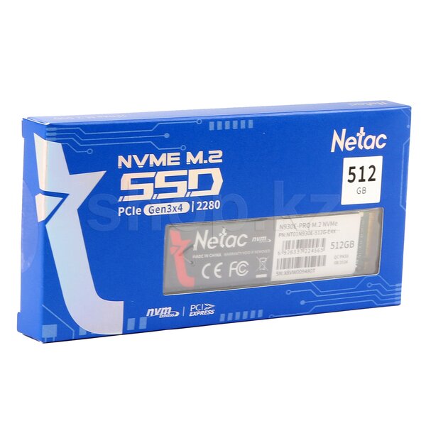 SSD NVMe M.2 512GB Netac