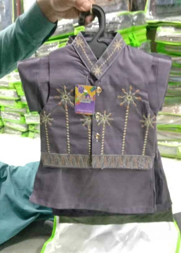 Kids coat shalwar kameez