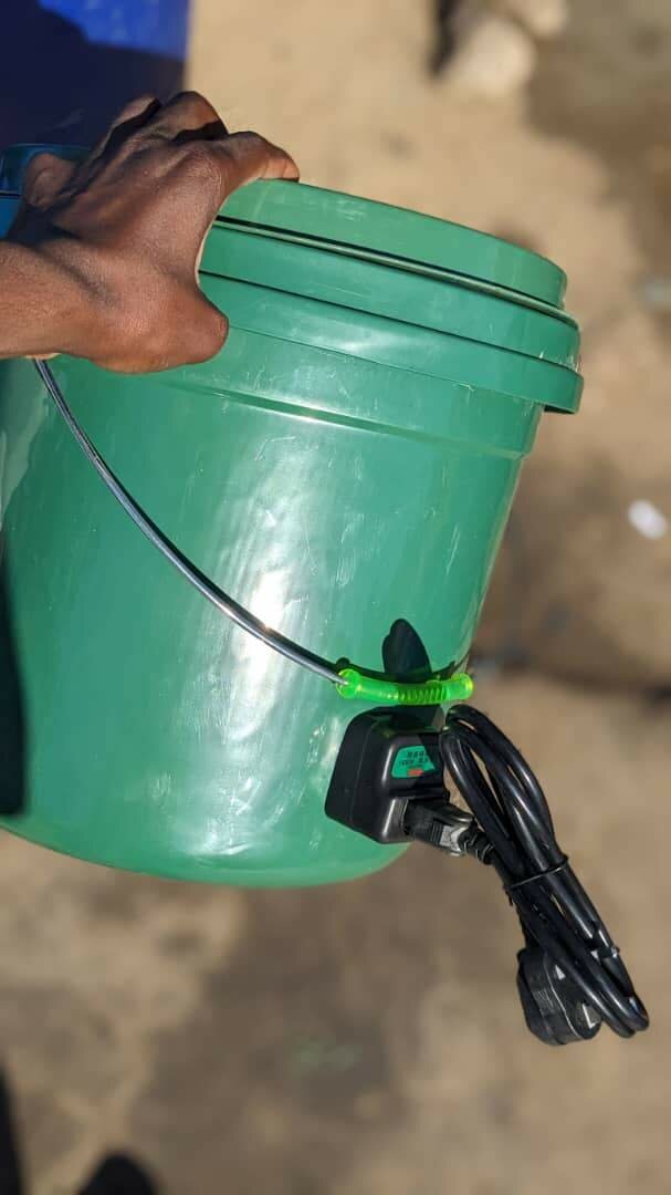 Electric water buckets