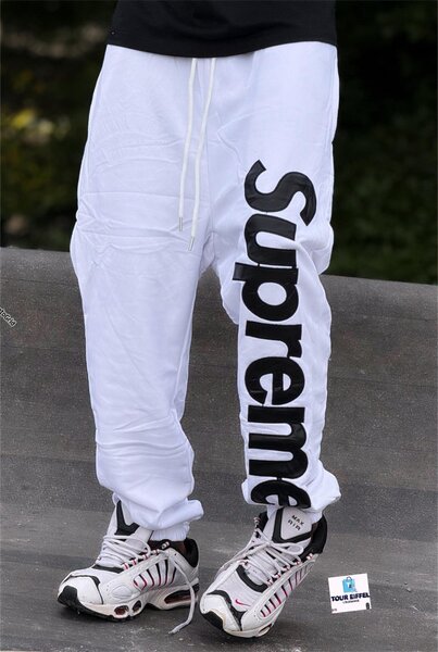 Jogging blanc Supreme