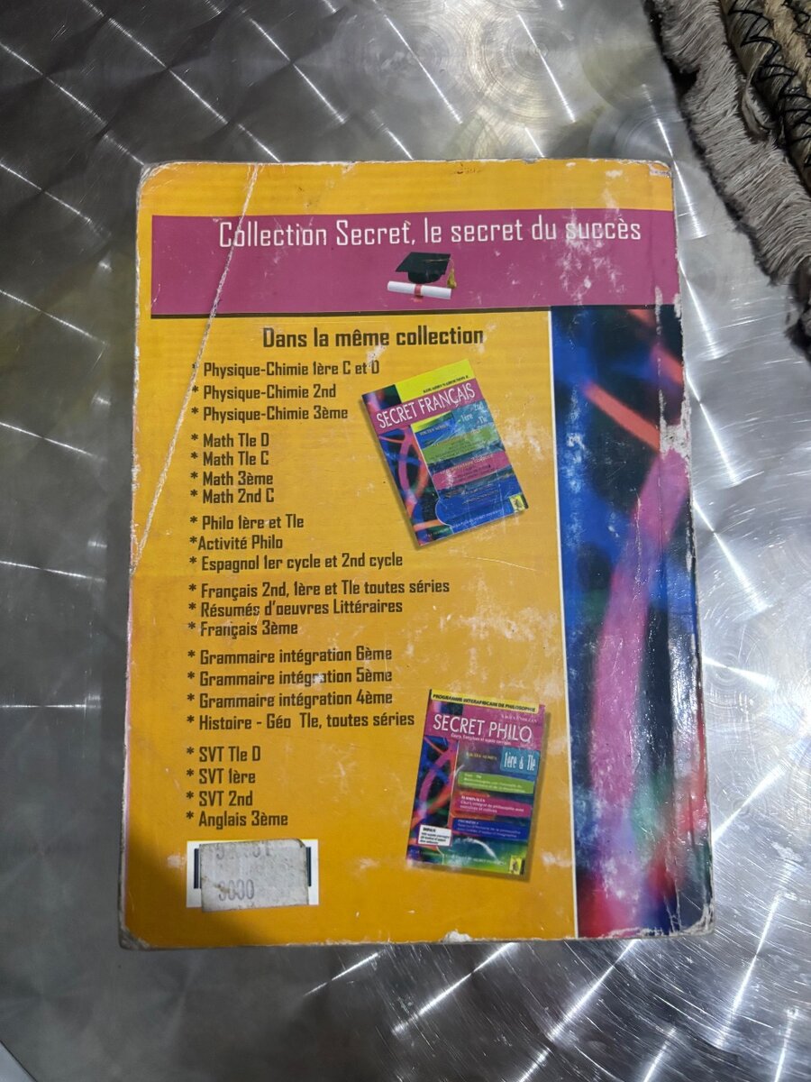 Annales Secret Physique Chimie Tle