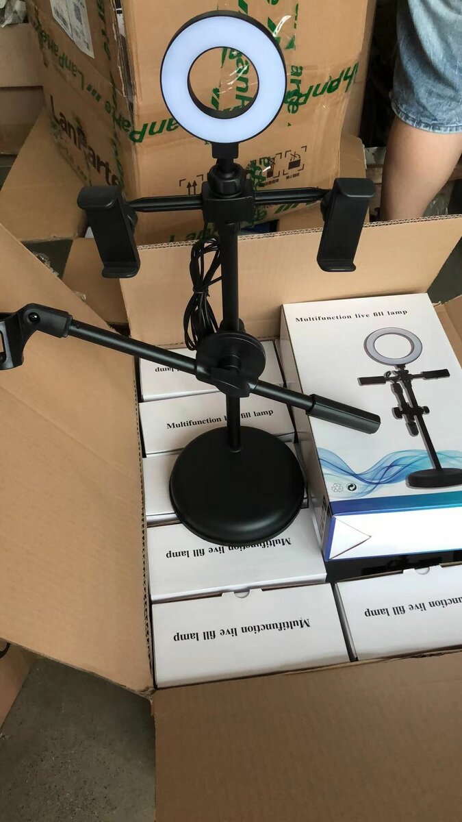 Ring Light Microphone stand for live streaming