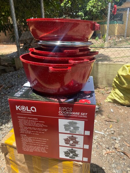 10 pieces granite cookware