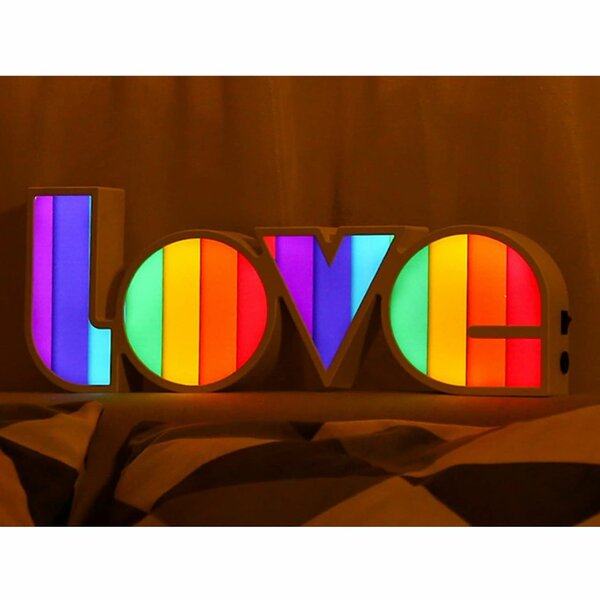 Lampe "Love" LED Multicolore