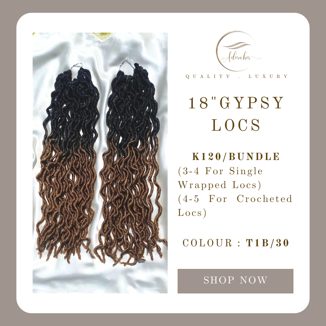 18 inch Gypsy Locs - Colour #T1B/30