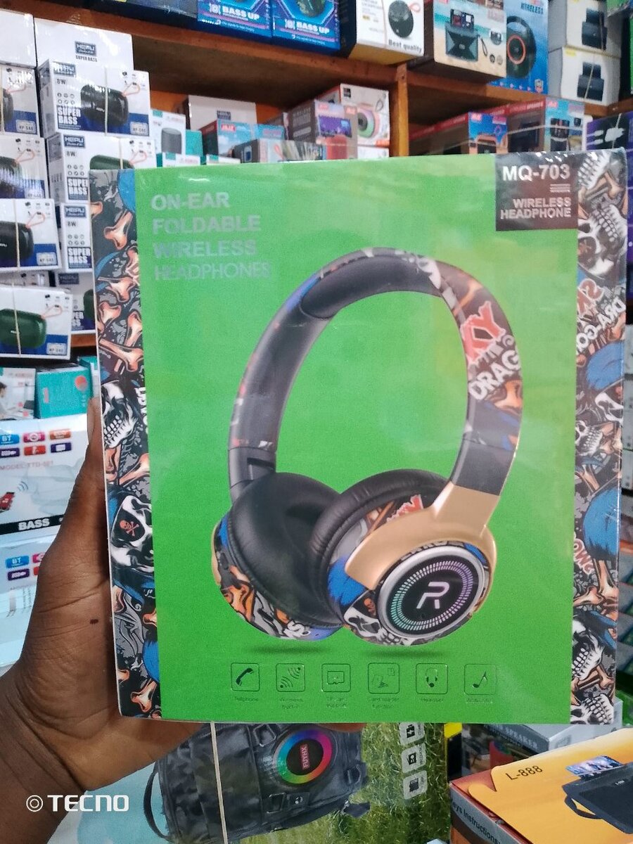 Casque Sans Fil Pliable MQ-703