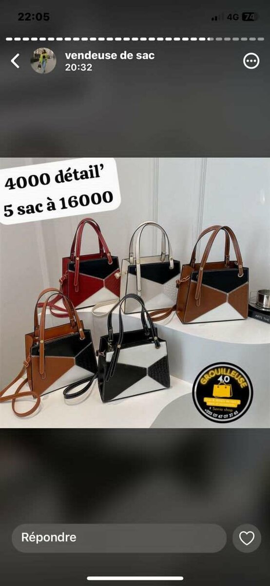 Sac à main élégant en cuir