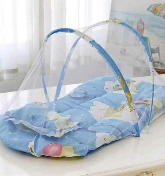blue children's bed