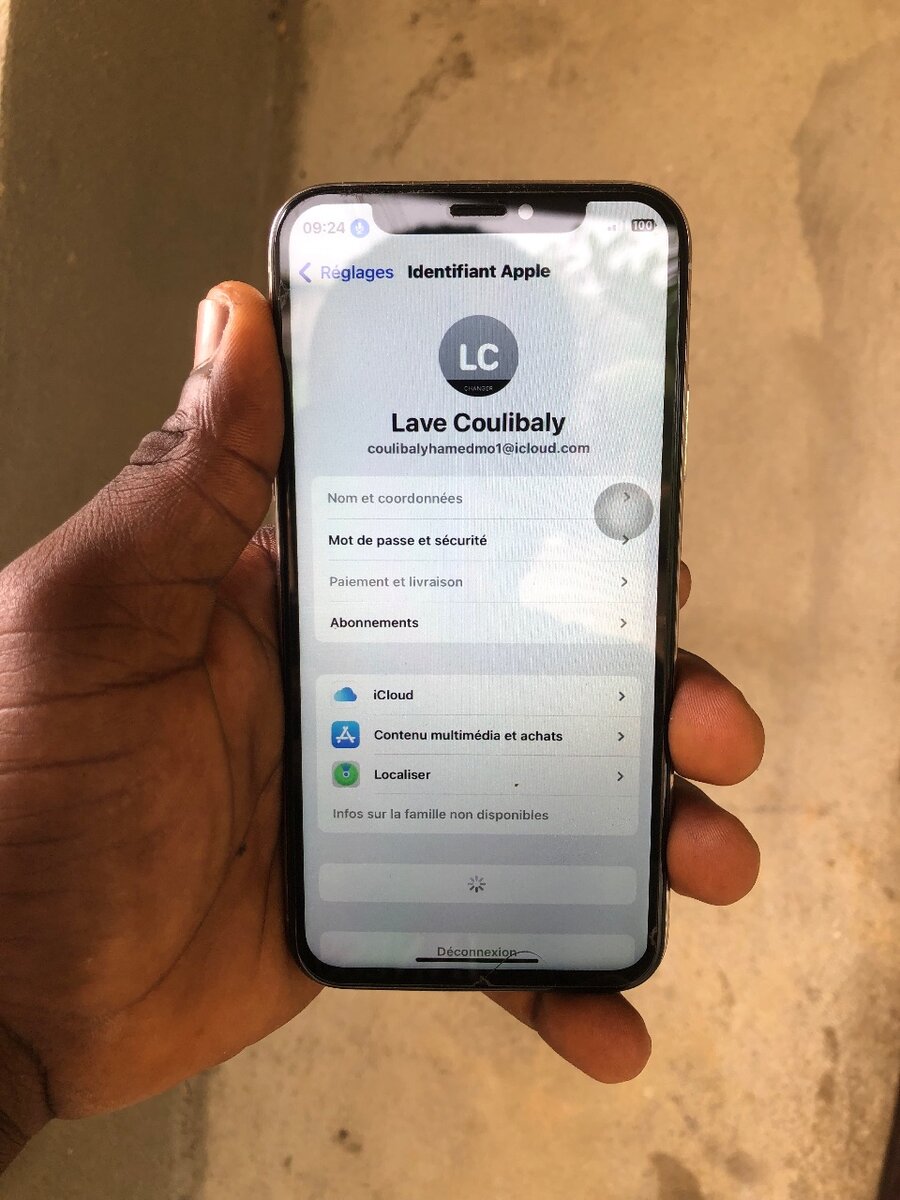 iPhone X sans id 64giga