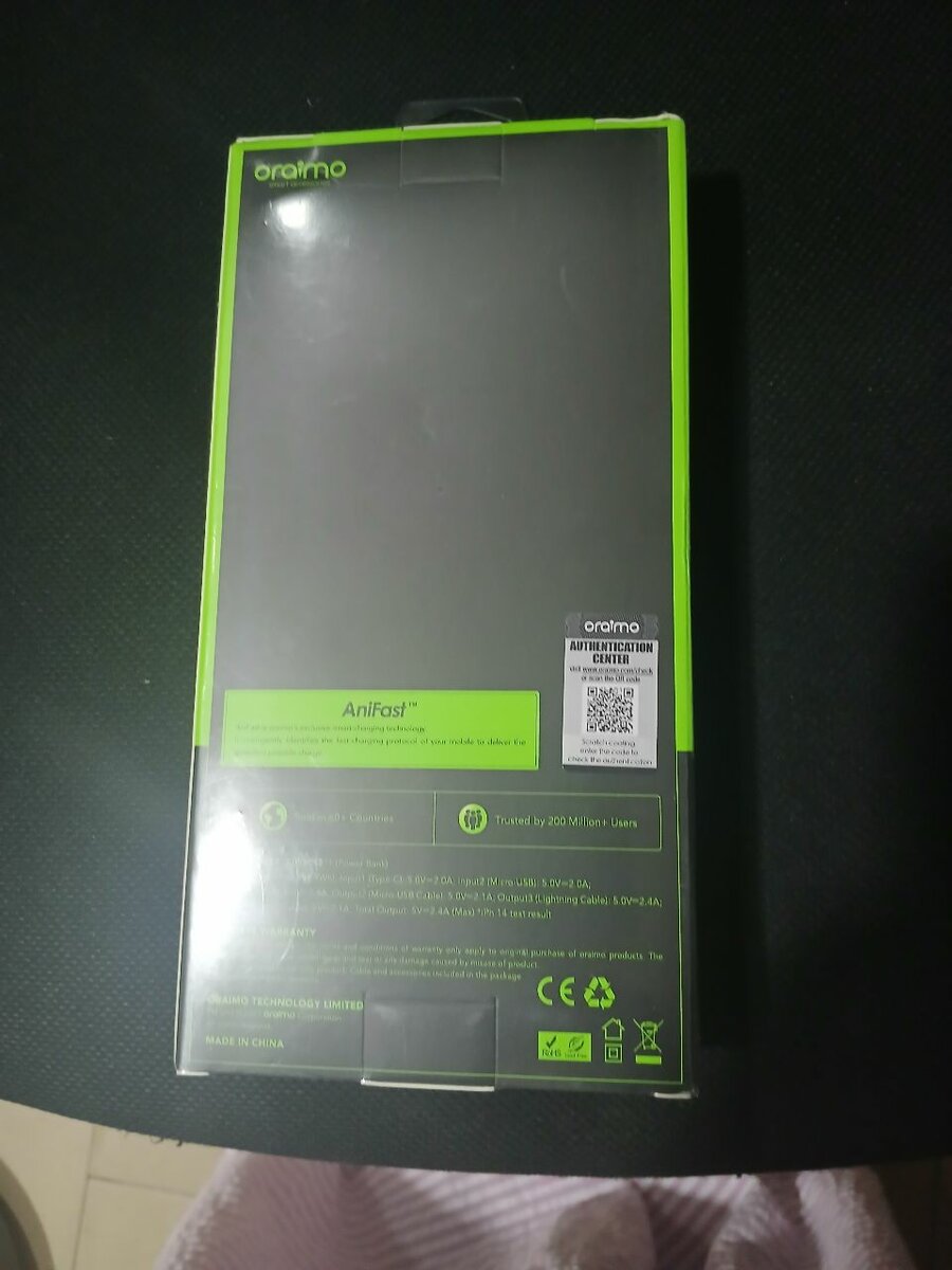 Batterie Externe Oraimo 27000mAh