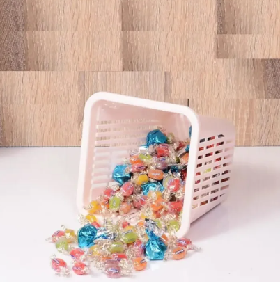 Organizer Basket Mini #2 , High Quality Multipurpose Basket, Available in 4 Colors, Size: w 14.5 cm x H 13.5 cm x L 14 cm