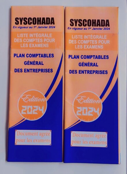 SYSCOHADA Plan Comptable 2024
