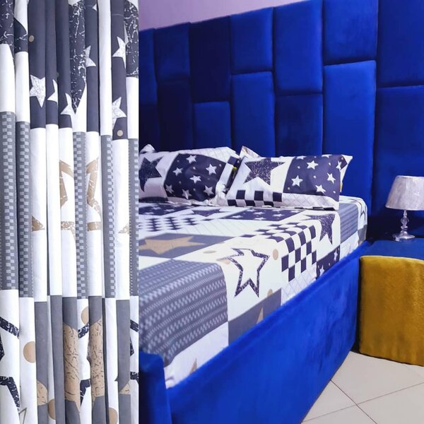  set includes 2 bedsheets and 4 pillowcases.