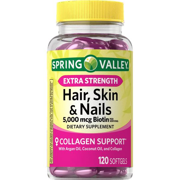 Spring Valley skin, hair, & nails capsules