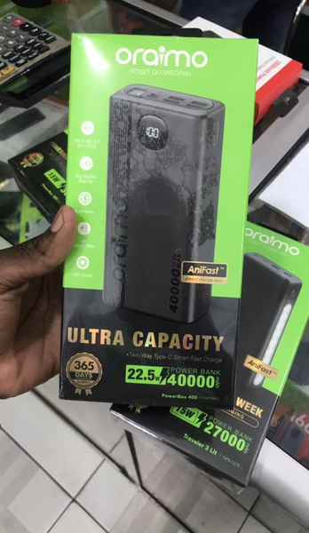 Original Oraimo power bank  40000mah
